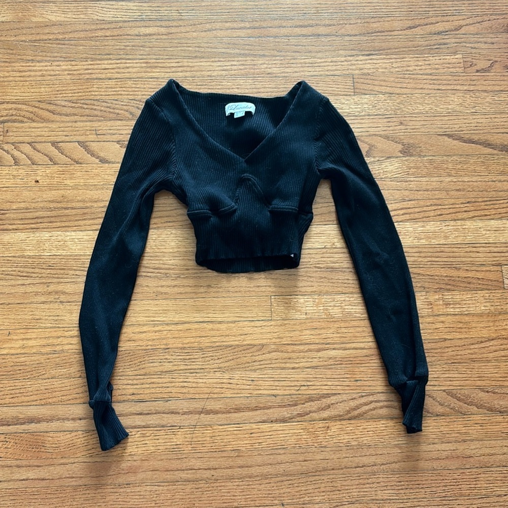 Luvalot Black Crop top